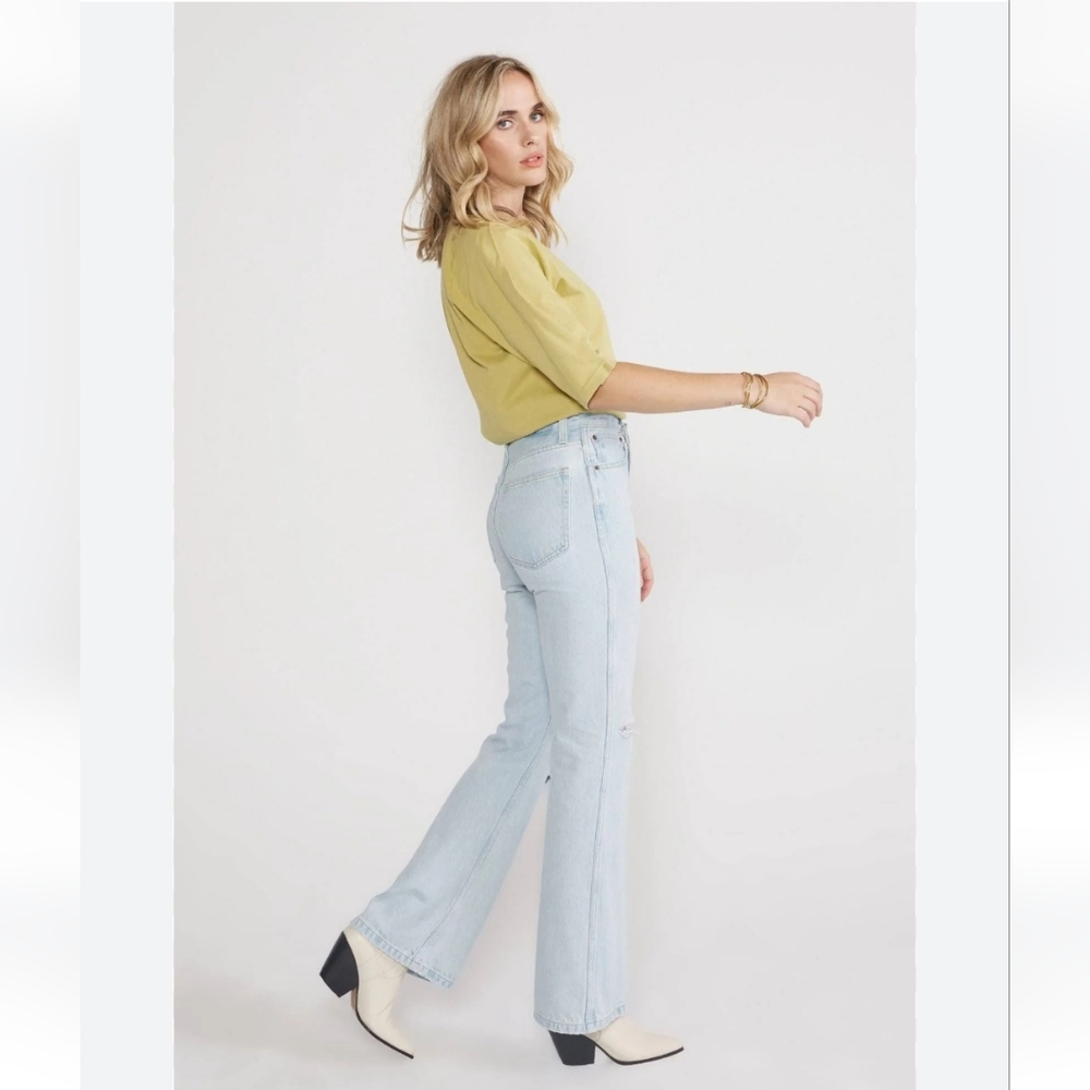 Nwt Etica Modern Flare Jeans Defect